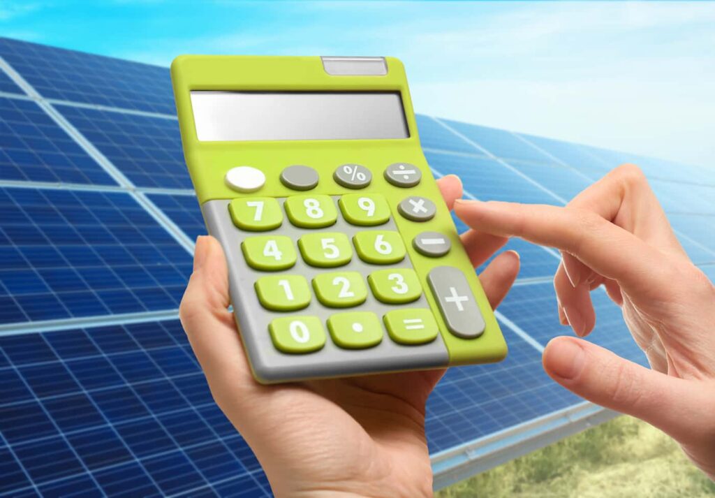 Ahorro de dinero con los paneles solares